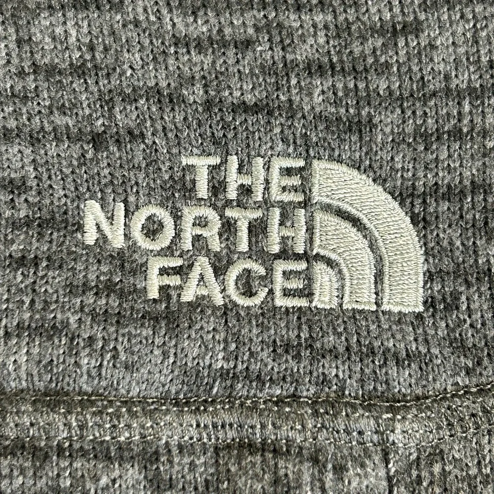 The North Face Gordon Lyons Sweater Mens Large Fleece 1/4 Zip Pullover Grey Sz L